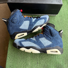 Load image into Gallery viewer, Jordan Washed Denim 6s Size 11
