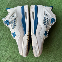 Load image into Gallery viewer, Jordan Military Blue 4s Size 10.5
