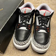 Load image into Gallery viewer, Jordan Black Cement 3s Size 6Y
