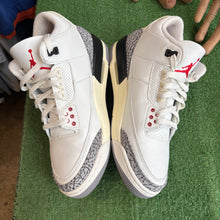 Load image into Gallery viewer, Jordan Reimagined White Cement 3s Size 8.5
