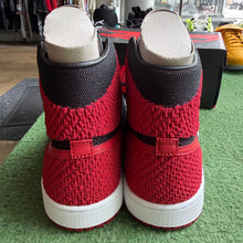 Load image into Gallery viewer, Jordan Flyknit Bred 1s Size 9
