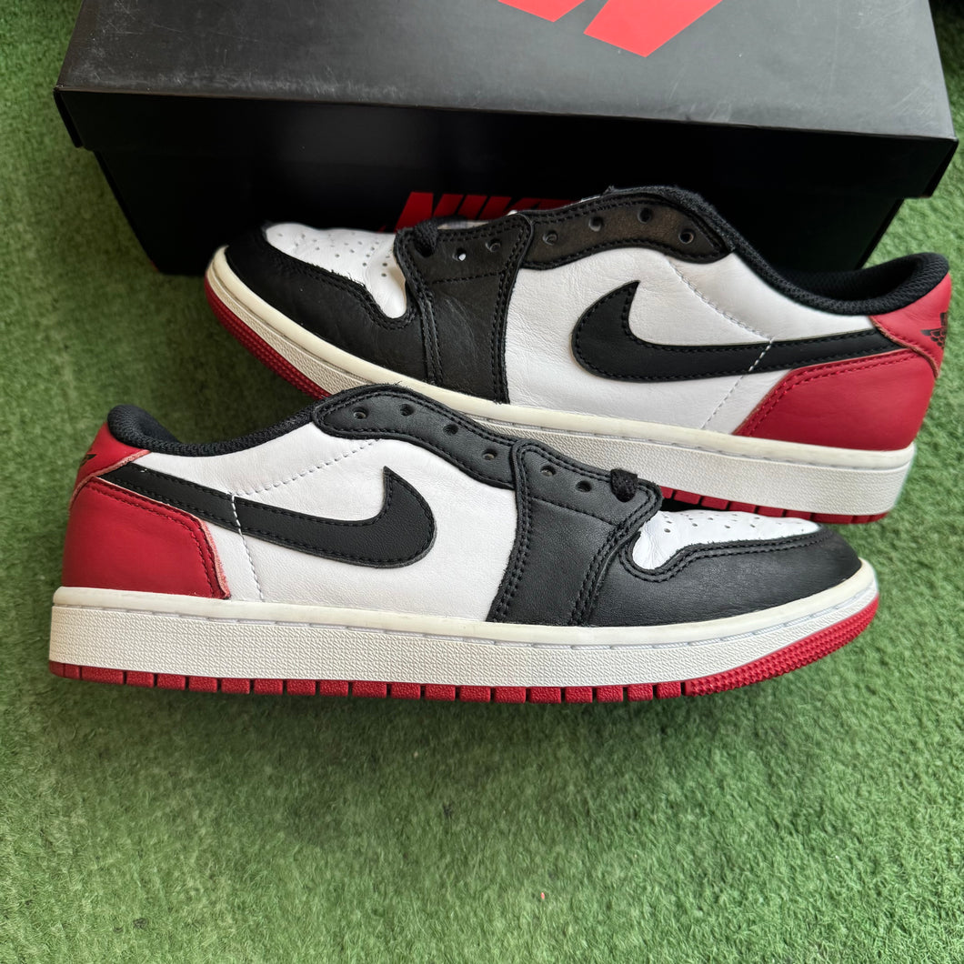 Jordan Black Toe Low 1s Size 7.5