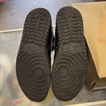 Load image into Gallery viewer, Jordan Black Metallic Gold 1s Size 12
