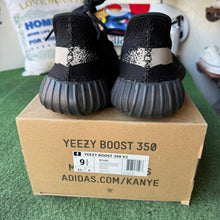 Load image into Gallery viewer, Adidas Yeezy Core Black 350 V2s Size 9.5
