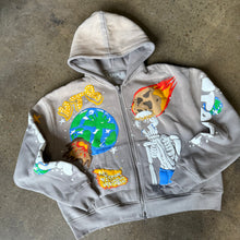 Load image into Gallery viewer, Vertabrae Zip Up Hoodie
