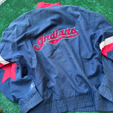 Load image into Gallery viewer, Vintage Cleveland Indians Logo Athletic Windbreaker Size L
