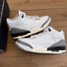 Load image into Gallery viewer, Jordan Reimagined White Cement 3s Size 8.5
