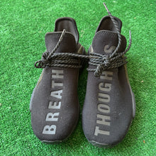 Load image into Gallery viewer, Adidas Pharrell Black Human Race NMDs Size 7
