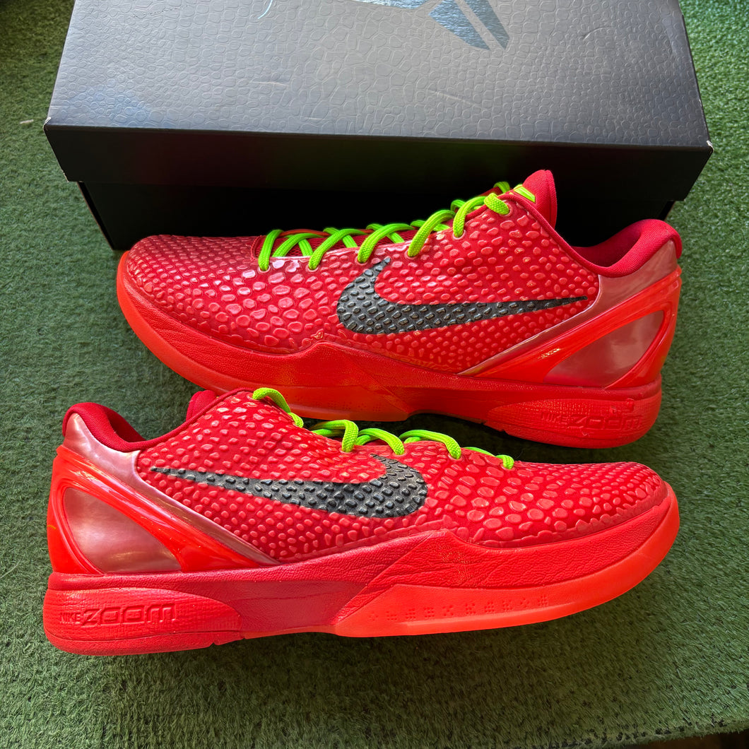 Nike Kobe Reverse Grinch 6s Size 12