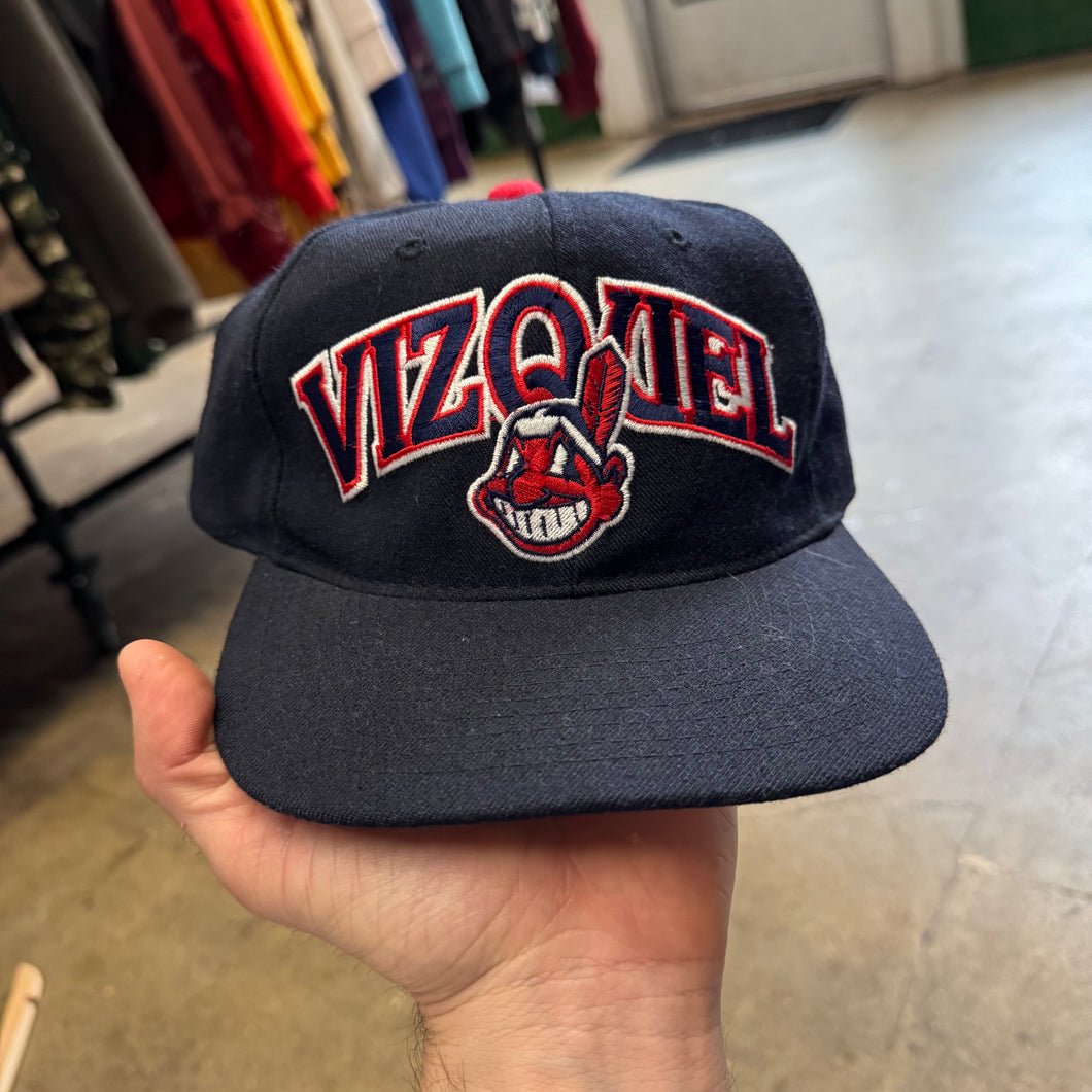 Vintage Cleveland Indians Omar Vizquel Starter Snapback Hat