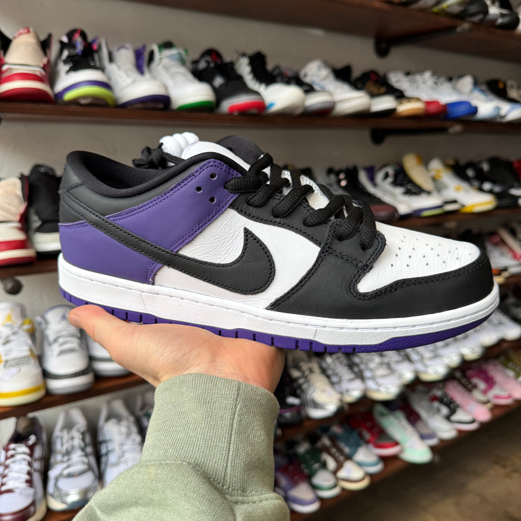 Nike Court Purple SB Dunks