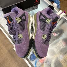 Load image into Gallery viewer, Jordan Canyon Purple 4s Size 10W/8.5M

