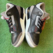 Load image into Gallery viewer, Jordan Black Cement 3s Size 9
