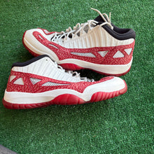 Load image into Gallery viewer, Jordan White Gym Red IE Low 11s Size 11
