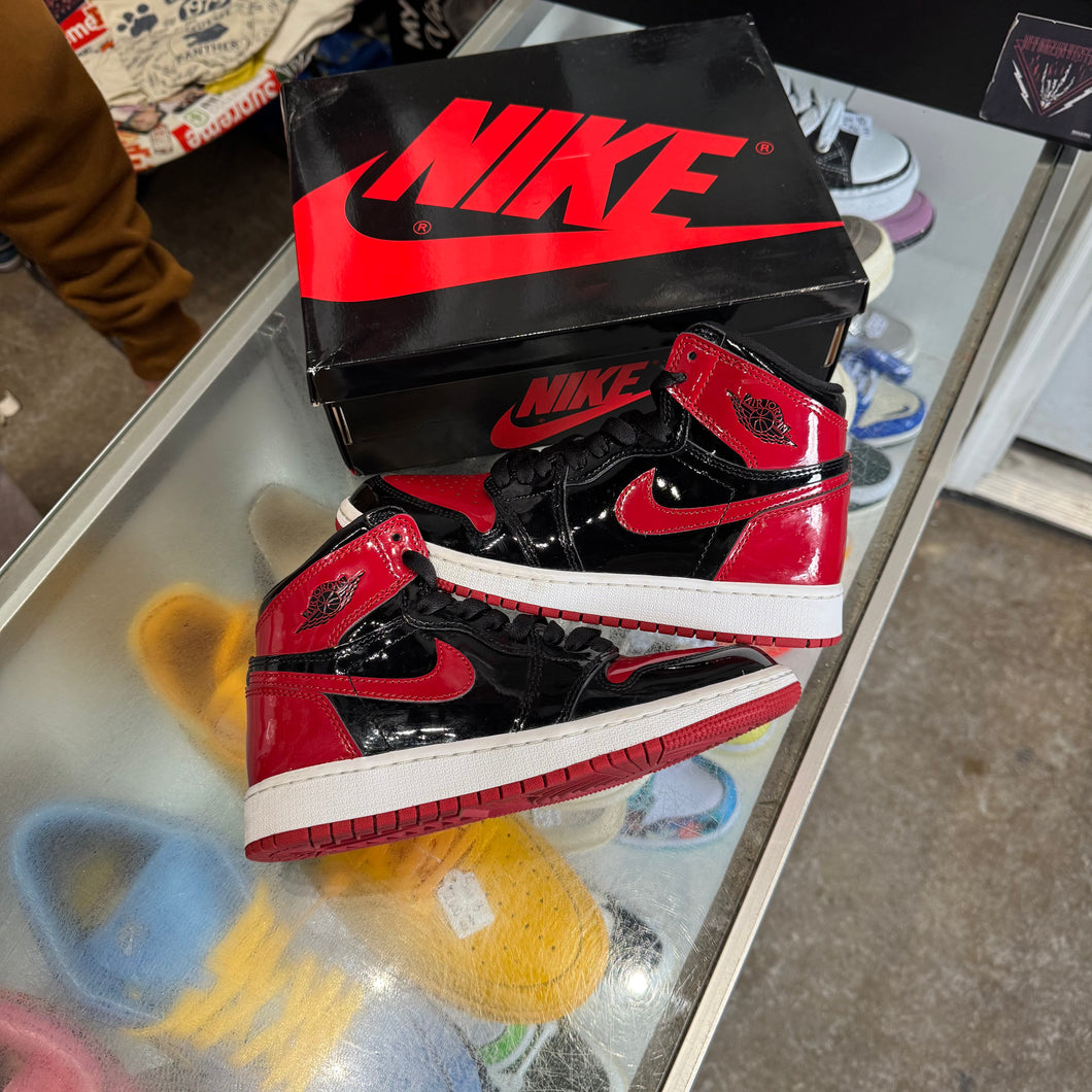 Jordan Patent Bred 1s Size 5Y