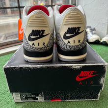 Load image into Gallery viewer, Jordan Reimagined White Cement 3s Size 10.5
