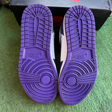 Load image into Gallery viewer, Jordan Court Purple 1s Size 10.5
