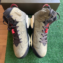 Load image into Gallery viewer, Jordan Travis Scott Olive 6s Size 11
