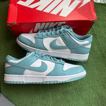 Load image into Gallery viewer, Nike Denim Turquoise Low Dunks Size 13
