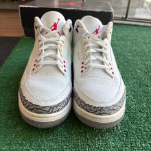 Load image into Gallery viewer, Jordan Reimagined White Cement 3s Size 10
