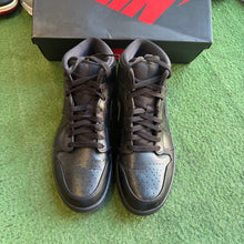 Load image into Gallery viewer, Jordan Black Mid 1s Size 9
