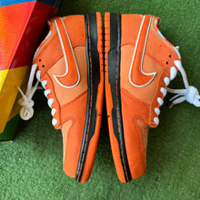 Load image into Gallery viewer, Nike Orange Lobster SB Low Dunks Size 8
