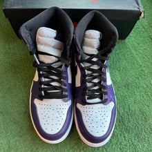 Load image into Gallery viewer, Jordan Court Purple 1s Size 10.5
