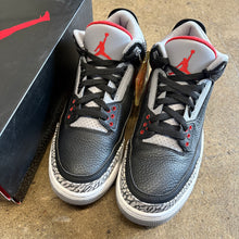 Load image into Gallery viewer, Jordan Black Cement 3s Size 10.5
