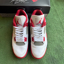 Load image into Gallery viewer, Jordan Fire Red 4s Size 10.5
