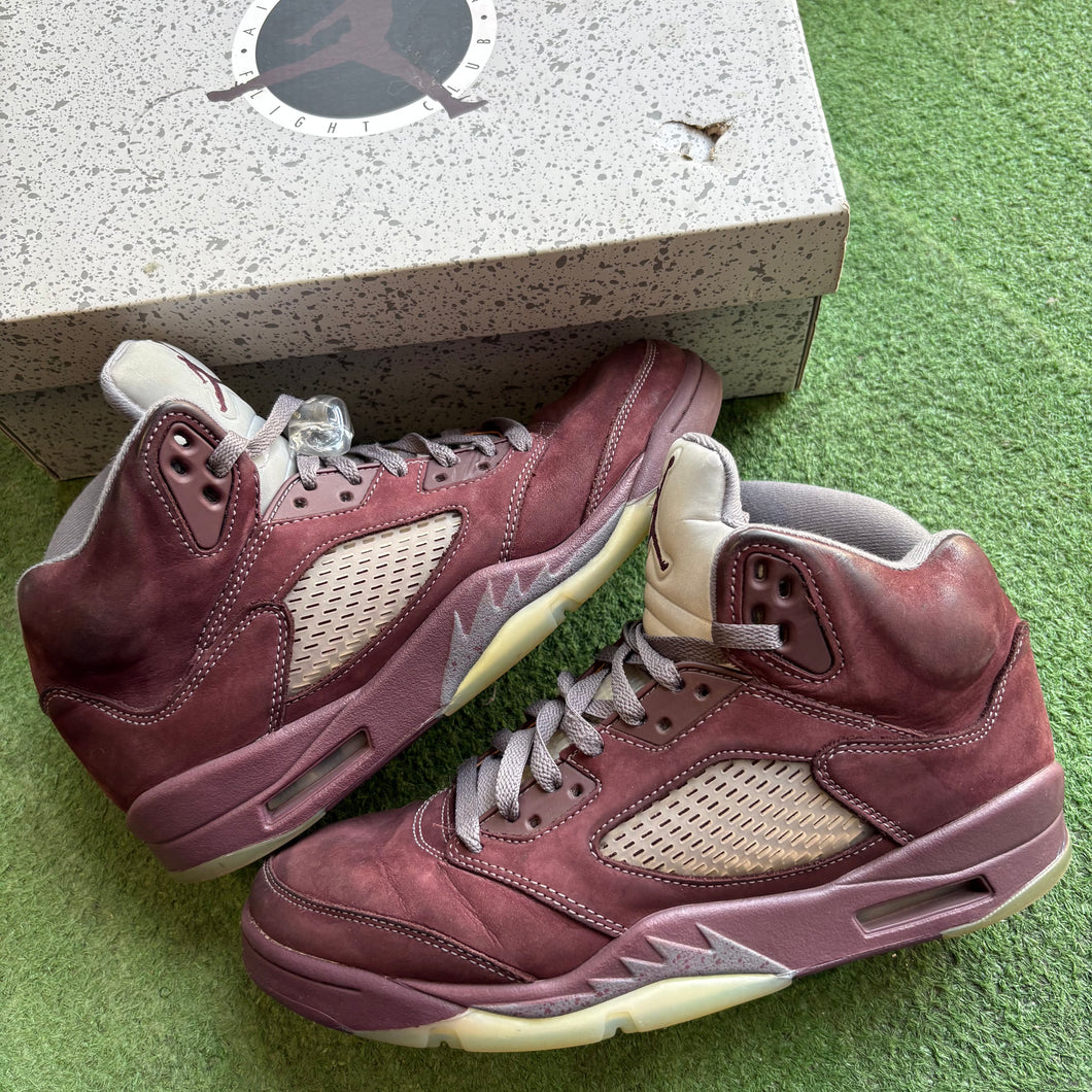 Jordan Burgundy 5s Size 8.5