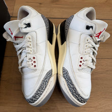 Load image into Gallery viewer, Jordan Reimagined White Cement 3s Size 8.5
