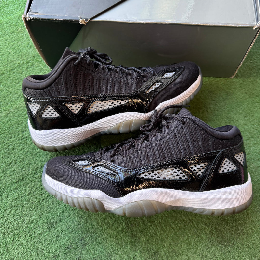 Jordan Craft Black White ie Low 11s Size 9.5