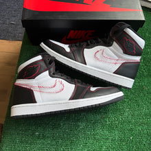 Load image into Gallery viewer, Jordan Defiant White Gym Red 1s Size 8
