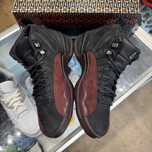 Load image into Gallery viewer, Jordan A Ma Maniere Black 12s Size 11W/9.5M
