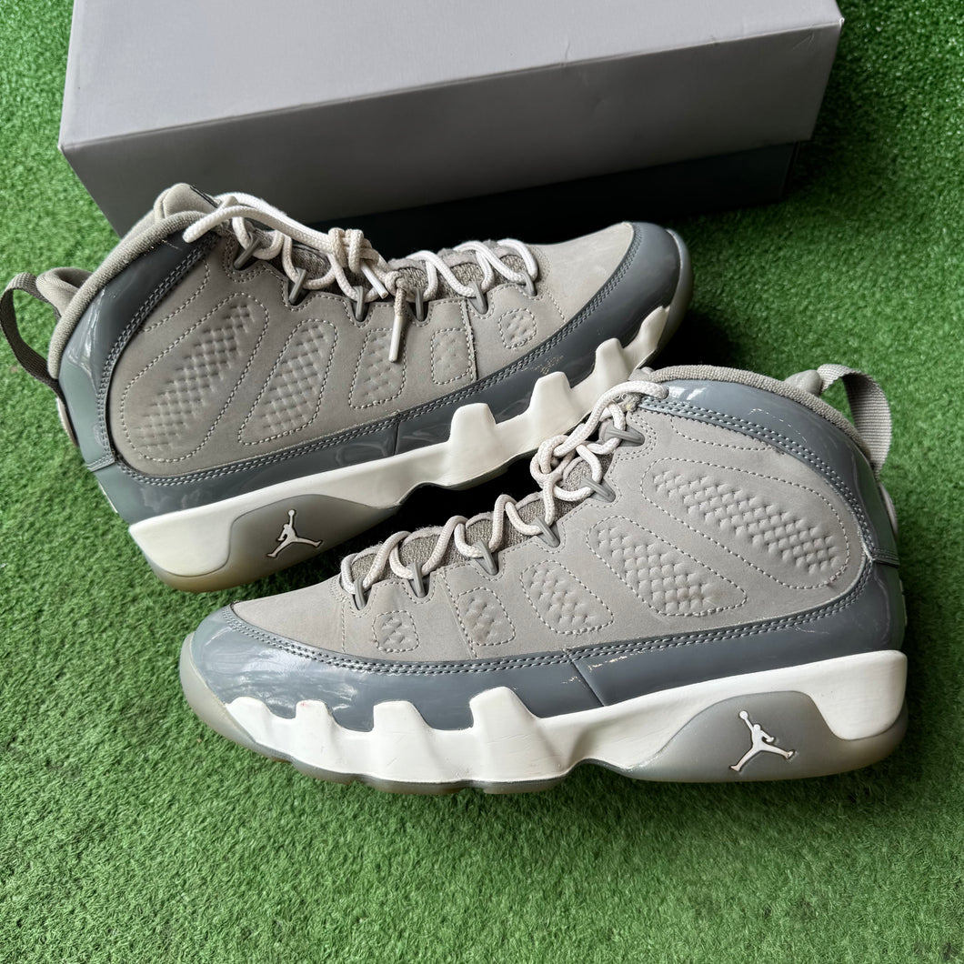 Jordan Cool Grey 9s Size 9.5