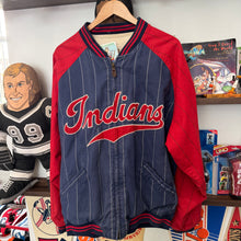 Load image into Gallery viewer, Vintage Cleveland Indians Mirage Jacket Size L

