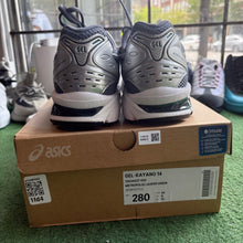 Load image into Gallery viewer, ASICS Jasper Green Kayano-14s Size 10
