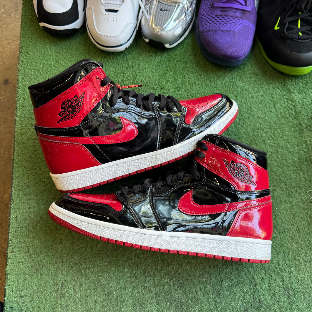 Jordan Patent Bred 1s Size 11