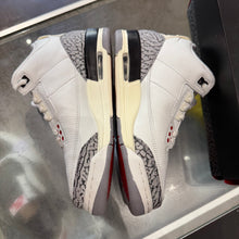 Load image into Gallery viewer, Jordan Reimagined White Cement 3s Size 6.5Y
