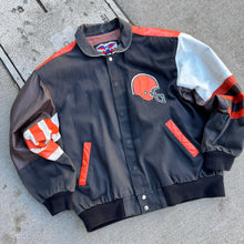 Load image into Gallery viewer, Vintage Cleveland Browns Jeff Hamilton Jacket Size L
