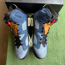 Load image into Gallery viewer, Jordan Washed Denim 6s Size 11
