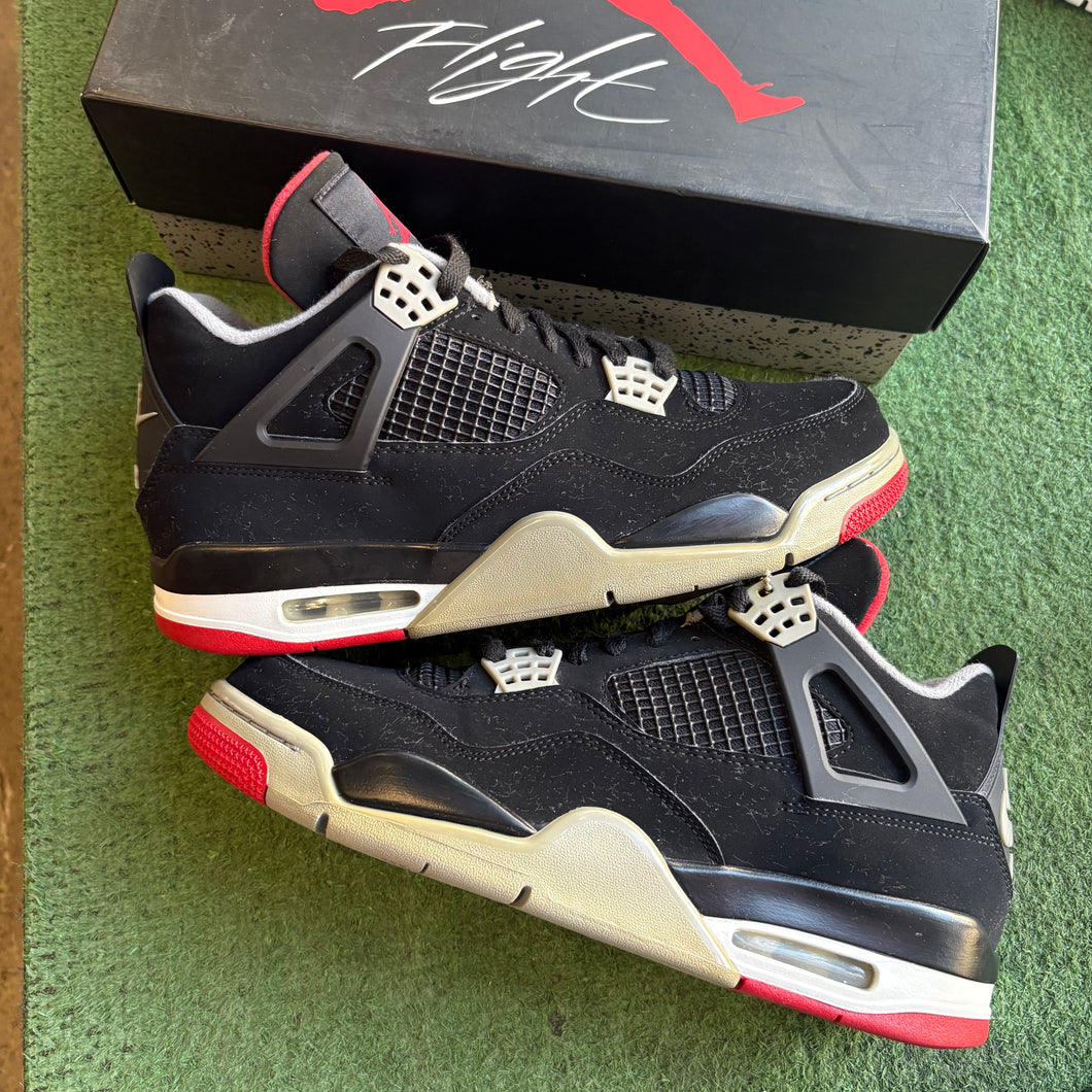 Jordan 2019 Bred 4s Size 10