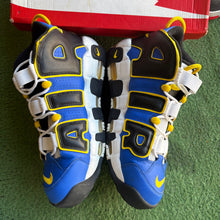 Load image into Gallery viewer, Nike Peace Love and Basketball Uptempos Size 11.5
