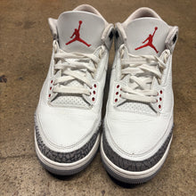 Load image into Gallery viewer, Jordan Reimagined White Cement 3s Size 10.5
