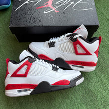 Load image into Gallery viewer, Jordan Red Cement 4s Size 8.5
