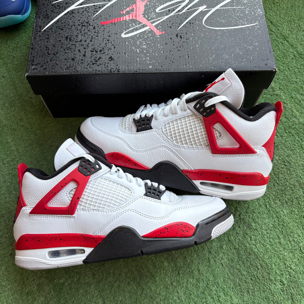Jordan Red Cement 4s Size 8.5