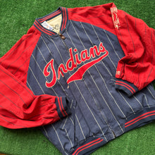 Load image into Gallery viewer, Vintage Cleveland Indians Mirage Jacket Size L
