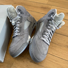 Load image into Gallery viewer, Jordan Wolf Grey 5s Size 14

