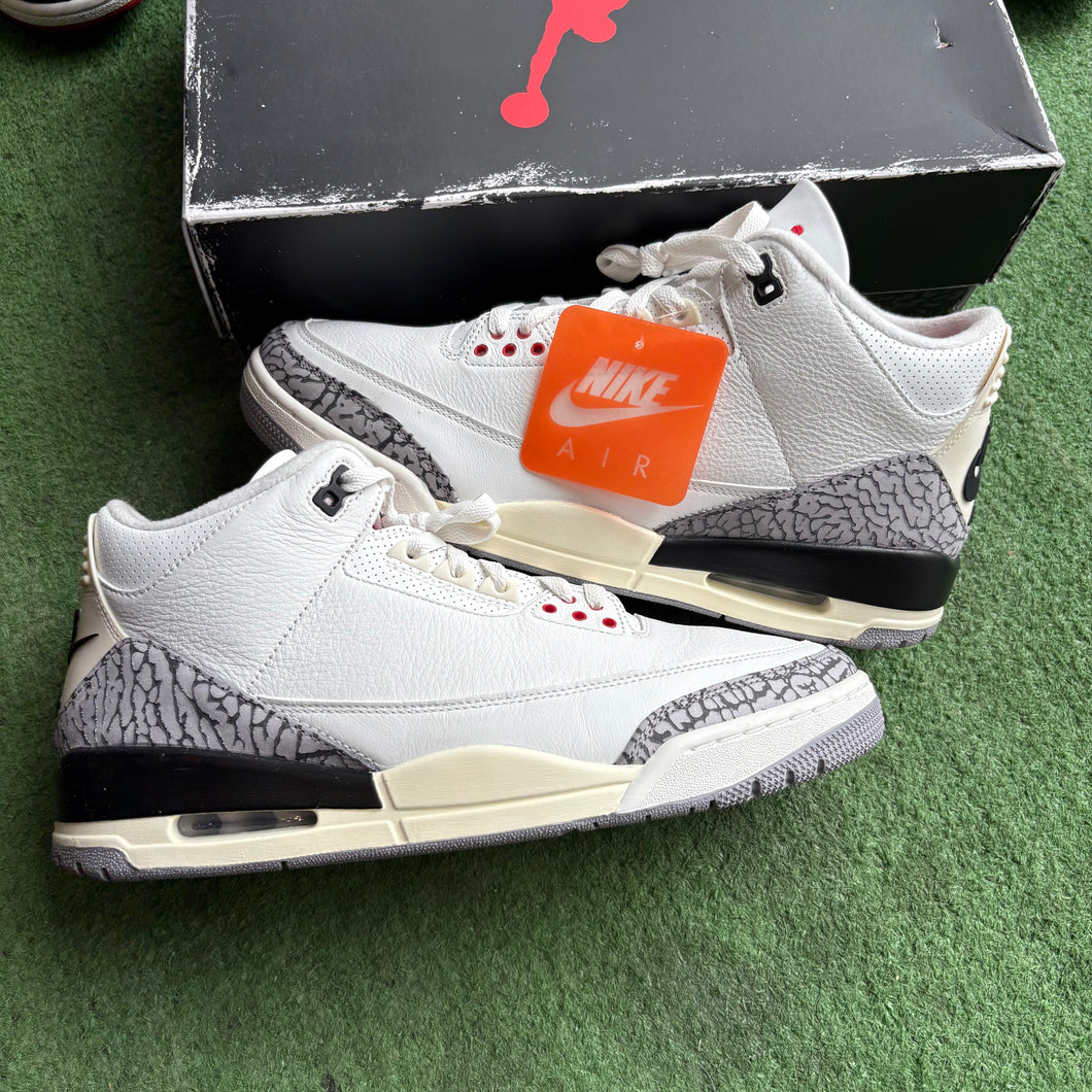 Jordan Reimagined White Cement 3s Size 12