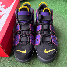 Load image into Gallery viewer, Nike Black Court Purple Air More Uptempo 96s Size 11

